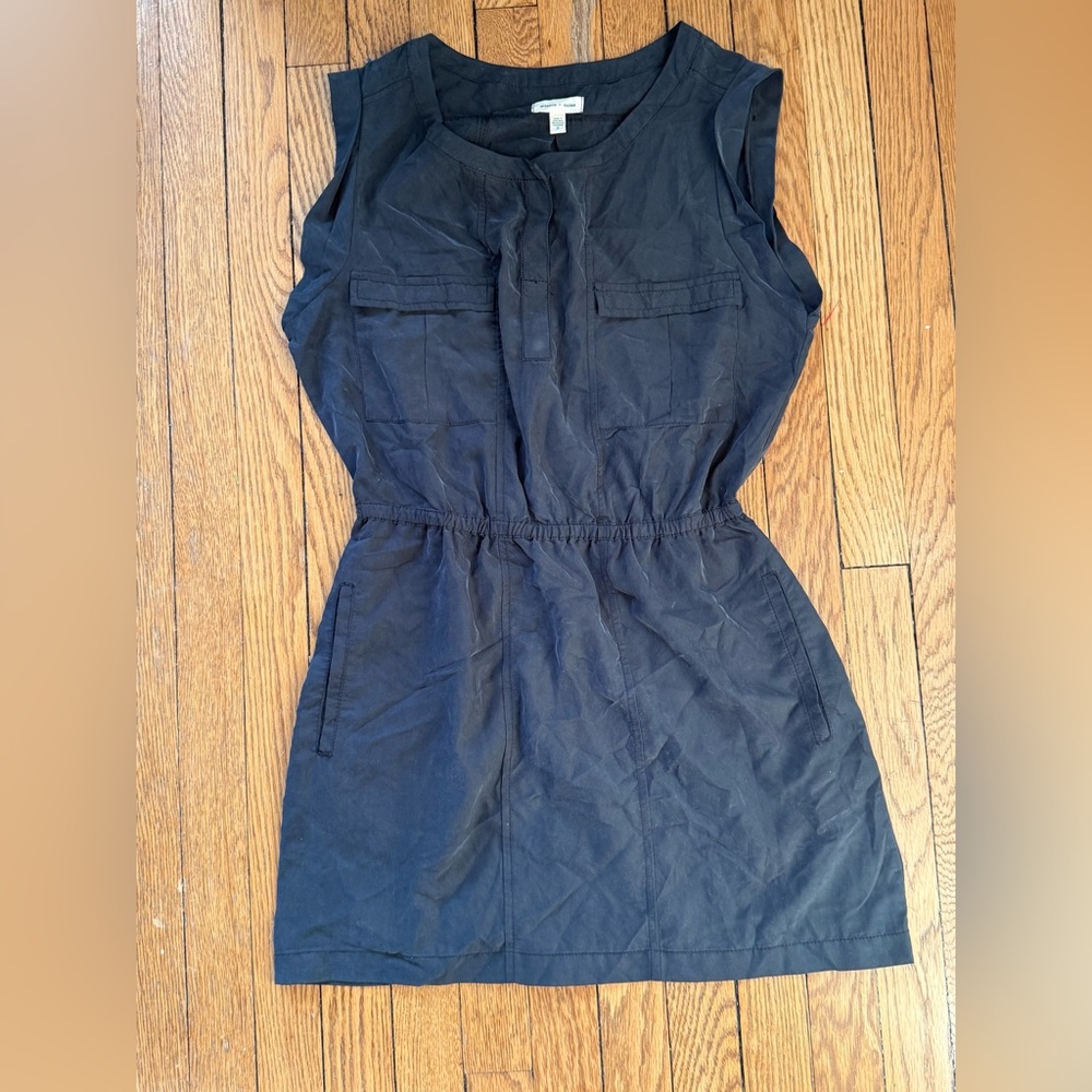 Silence + Noise Black Sleeveless Mini Dress - Size Small